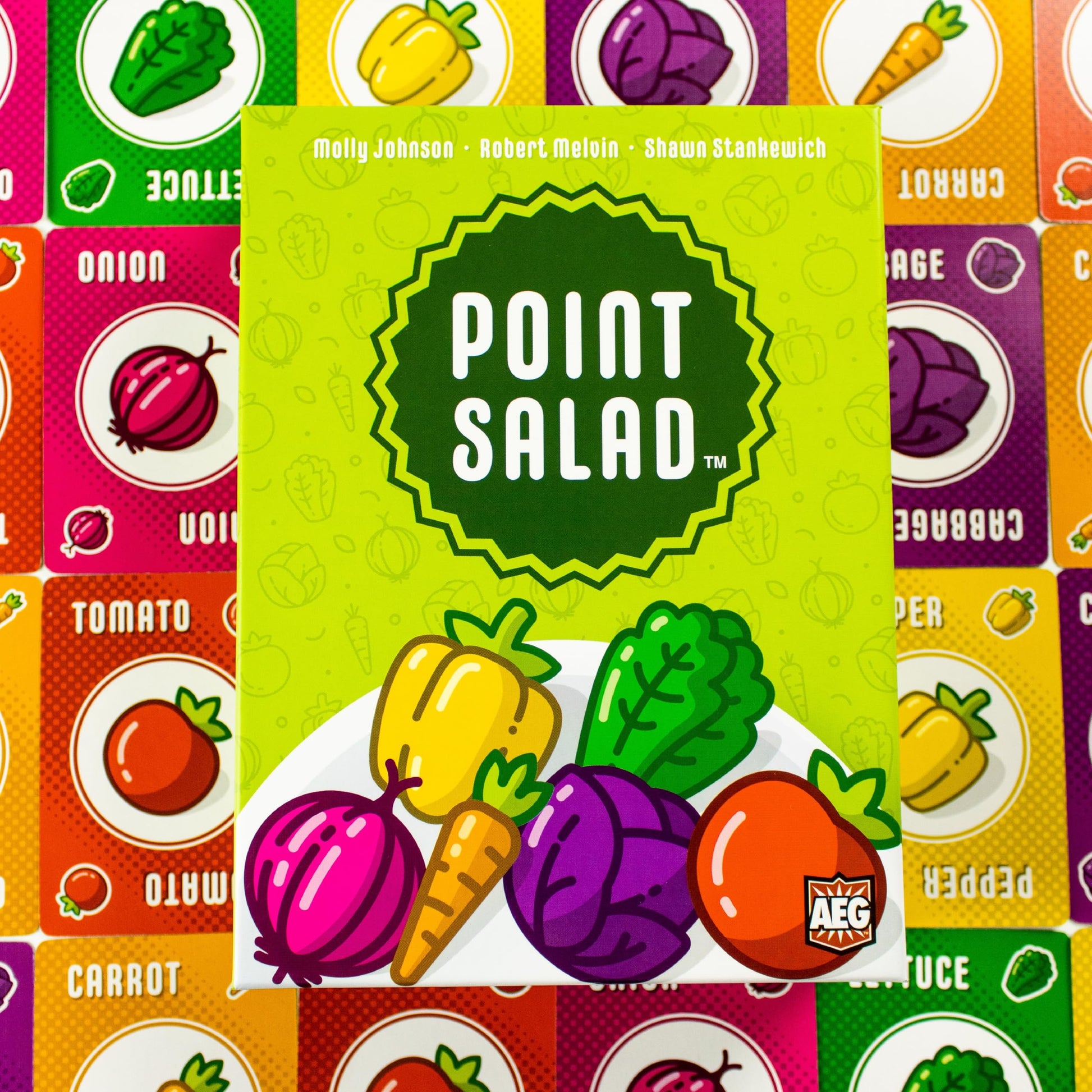AEG & Flatout Games | Point Salad - Award-Winning Card Drafting Game for the Whole Family | Easy to Learn | Quick to Play | 2-6 Players | Ages 10+