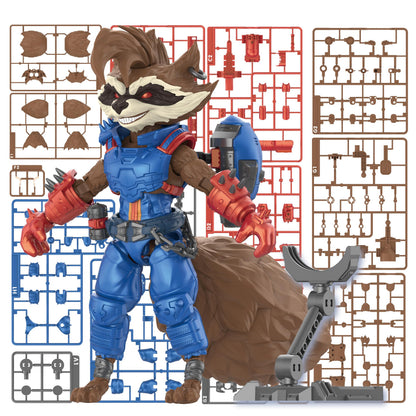 BLOKEES - Marvel Rivals - Rocket Raccoon - Model Kit - Assembly Required - No Tools - No Cutting - No Glue - No Paint - 14+