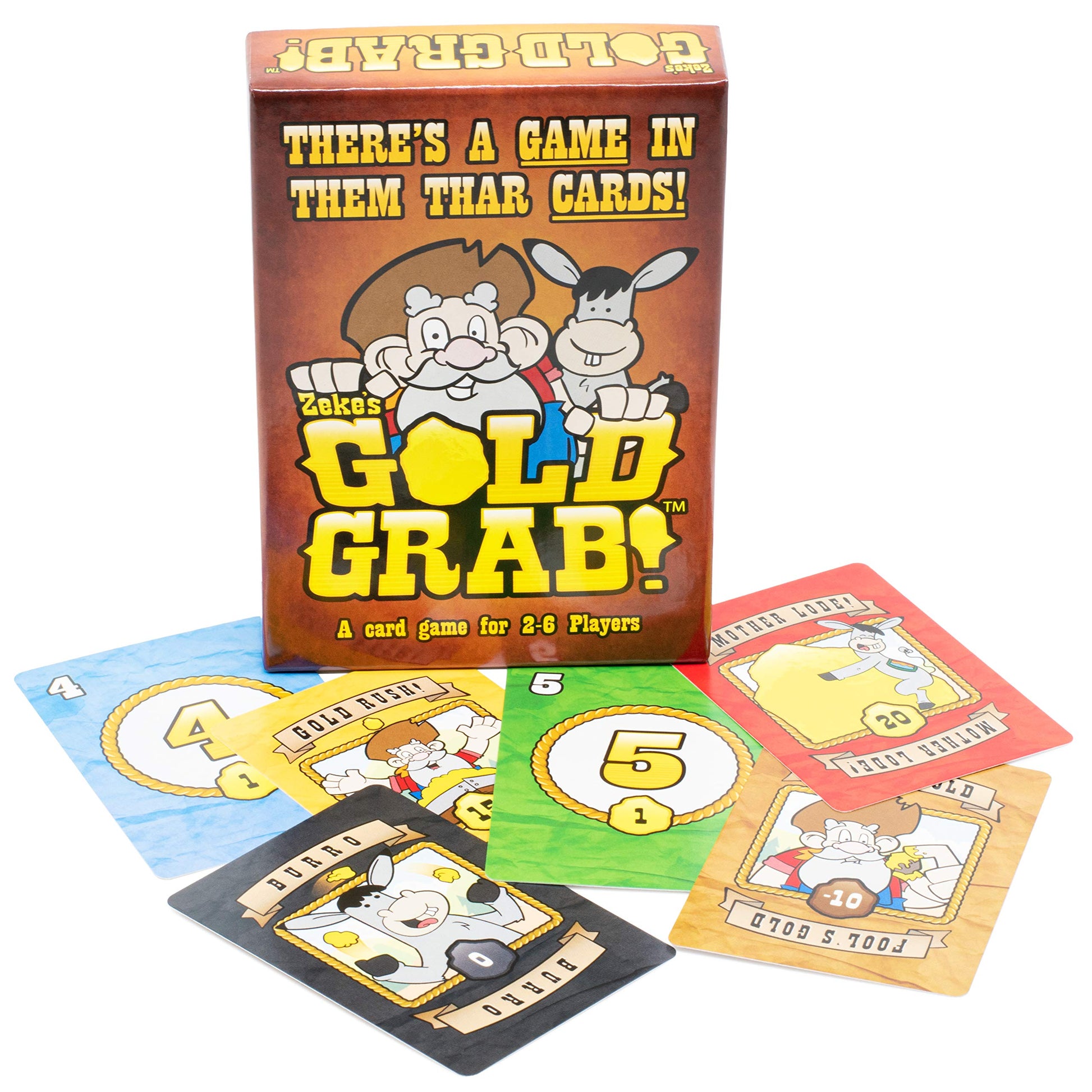 Zeke's Gold Grab! | Award-Winning Family Fun Card Game | Card Game for Kids, Teens, Adults & Family Game Night