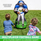 GoSports Football Toss Game for Kids - 4 ft Inflatable Receiver Touchdown Toss Game