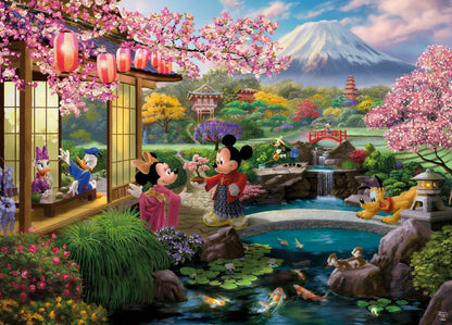 Ceaco - Thomas Kinkade Disney - Mickey and Minnie - 1000 Piece Puzzle