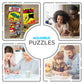 DC Comics 3 x 500 Jigsaw Piece Jigsaw Puzzle Set with Bonus Poster - Superhero Puzzle Pack for Adults, Kids & Families | Superman, Batman & Wonder