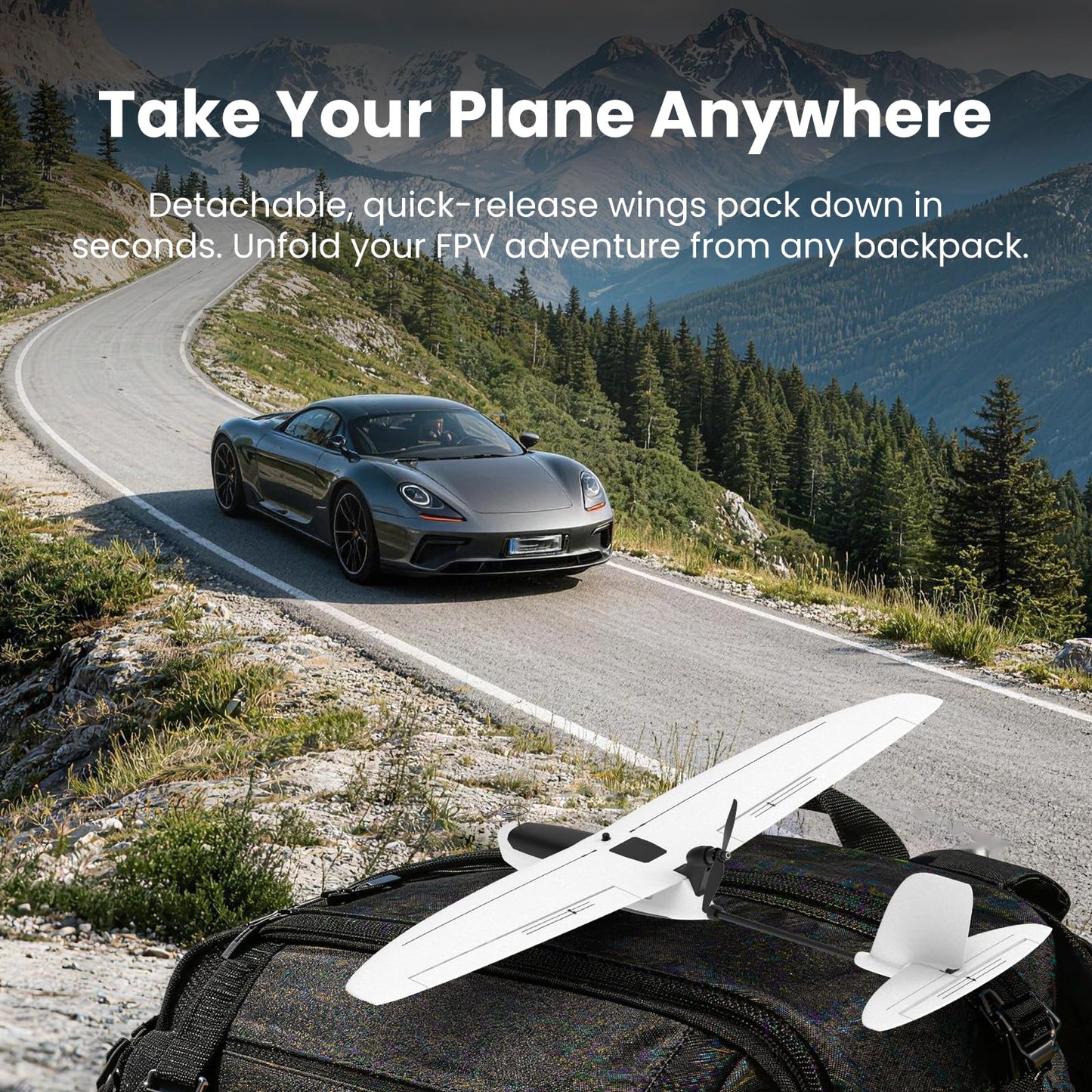 Buddy RC ZOHD Drift FPV Airplane, Entry FPV Drone RC Airplane for Adults with 870MM Wingspan, Easy Controlled RC Plane for Begginer (PNP