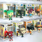 NLDSDSPH 10-Pack Collapsible Acrylic Shelf, Compatible with Funko Pop Figure Collection Case (4.5" x 3.5") Or Display Case for Boxed Characters