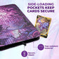 Arcane Fortress MTG Card Binder, 9-Pocket Magic Card Album, Holds 360 Cards, Leather Side -Loading Card Storage Binder, Premium Card Collector Book