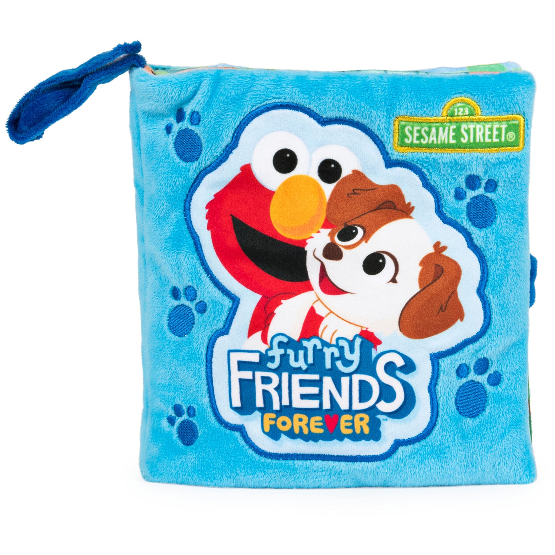 GUND Sesame Street Furry Friends Forever Soft Book Sensory Toy