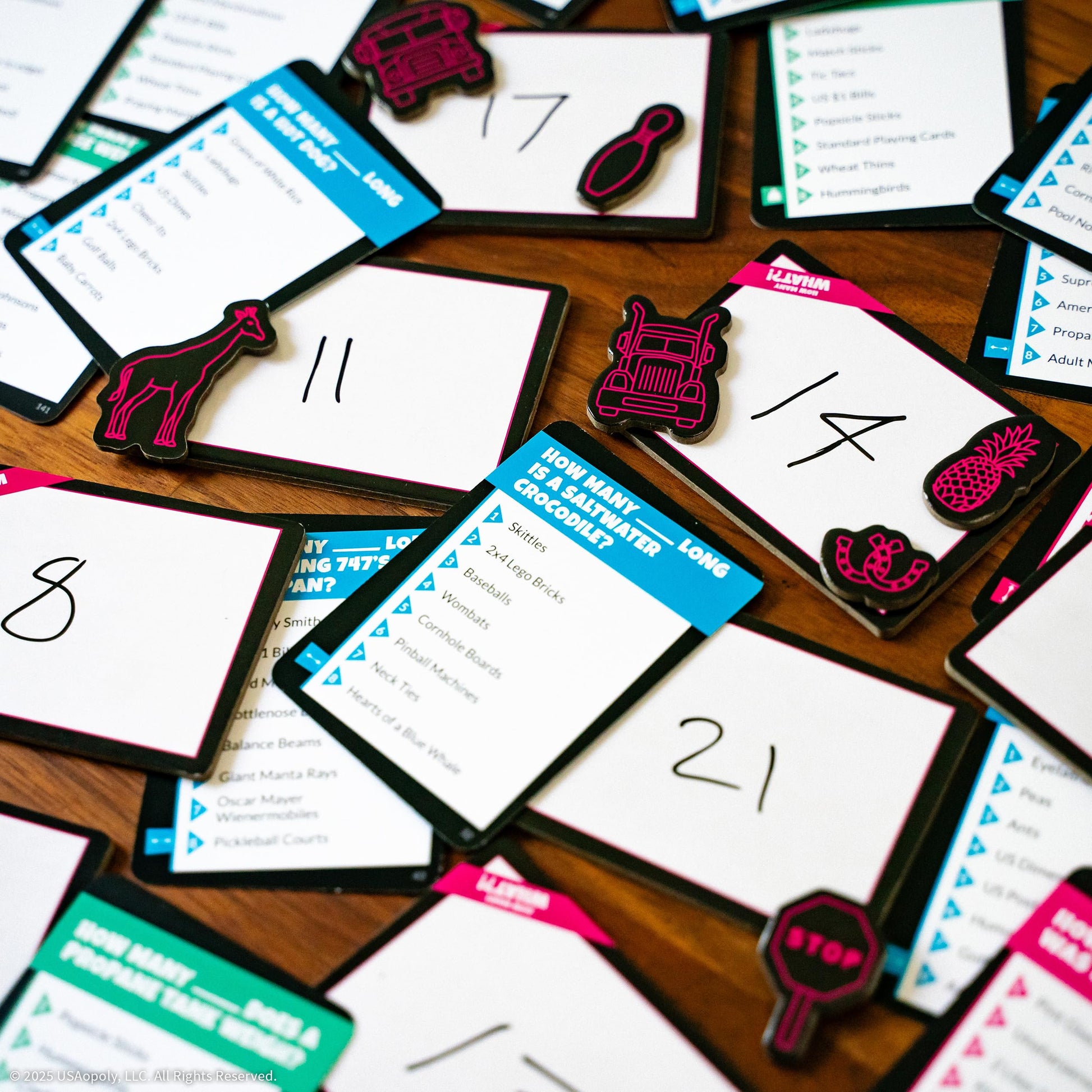 How Many What?! Board Game, Hilarious Party Game of Absurd Comparisons, Guess Sizes in The Most Ridiculous Ways, Fun for Families, Friends & Game
