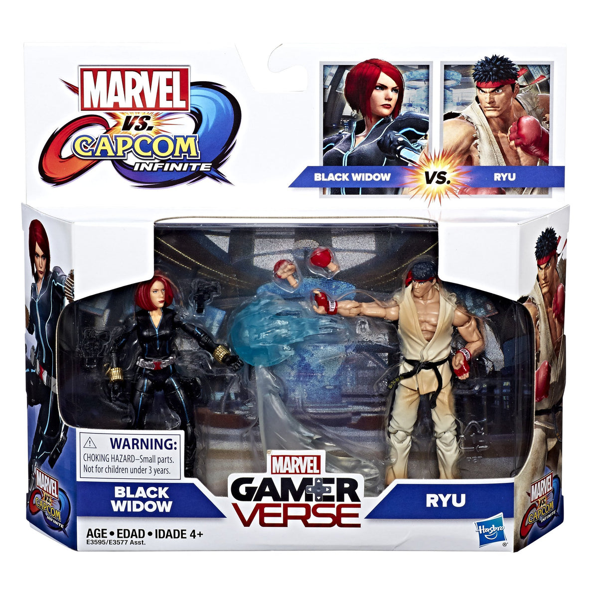 Marvel Gamerverse Marvel vs. Capcom Black Widow vs. Ryu 2-Pack