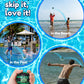 Watermelon Ball Skipping Ball - Water Toys for Pool, Beach & Lake, Perfect for Kids, Teens & Family Fun, Summer Must Have (2.2” Green Ball, 1-Pack)
