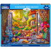 White Mountain 1000 Piece Jigsaw Puzzle Scenic Spring, Country Breakfast