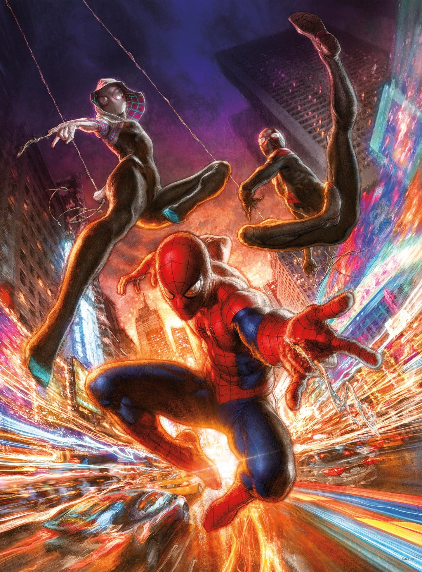 Buffalo Games - Marvel Comics Spider-Man Web-Swinging - 1000 Piece Puzzle