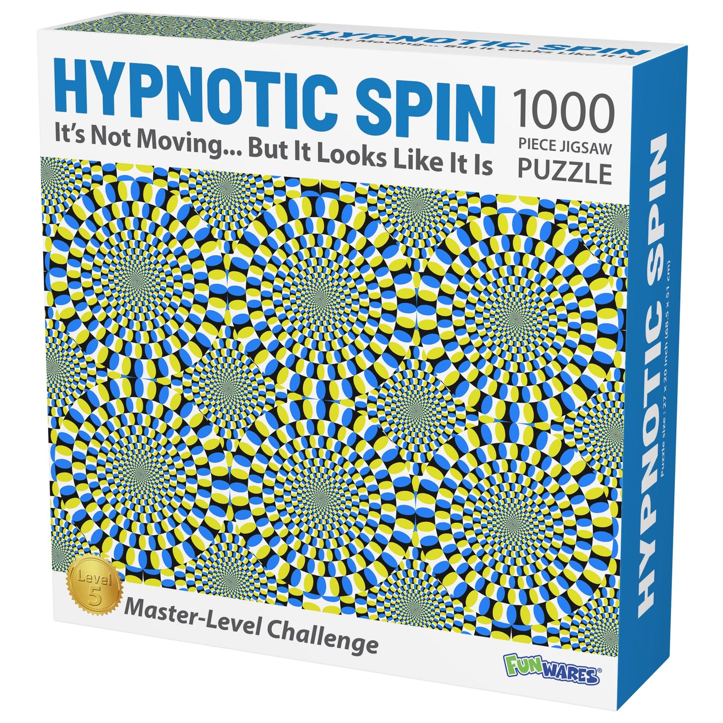 Funwares Optical Illusion Puzzle, 1000 Piece Expert Jigsaw for Adults