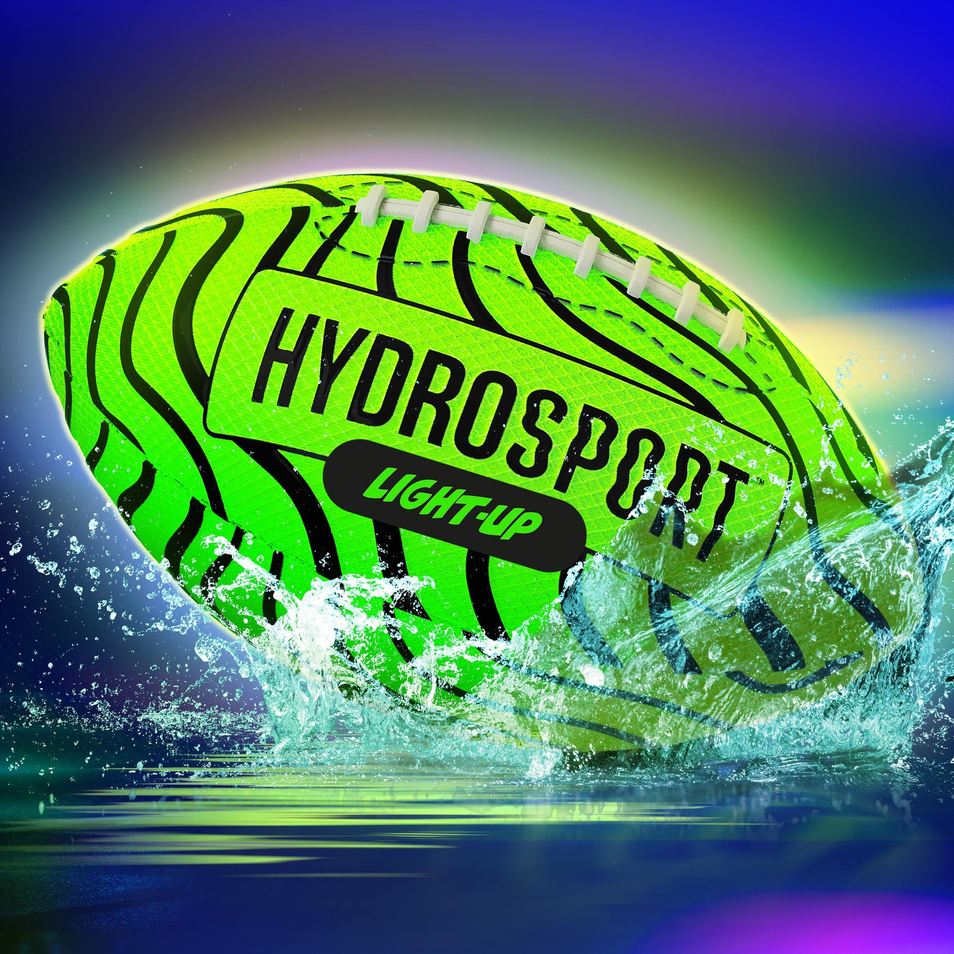 Light Up Water Football for Pool, Beach, Lake - Waterproof Pool Toys for Kids Ages 8-12 - Teen Boys Gift - Swimming Balls Sports - Family Games