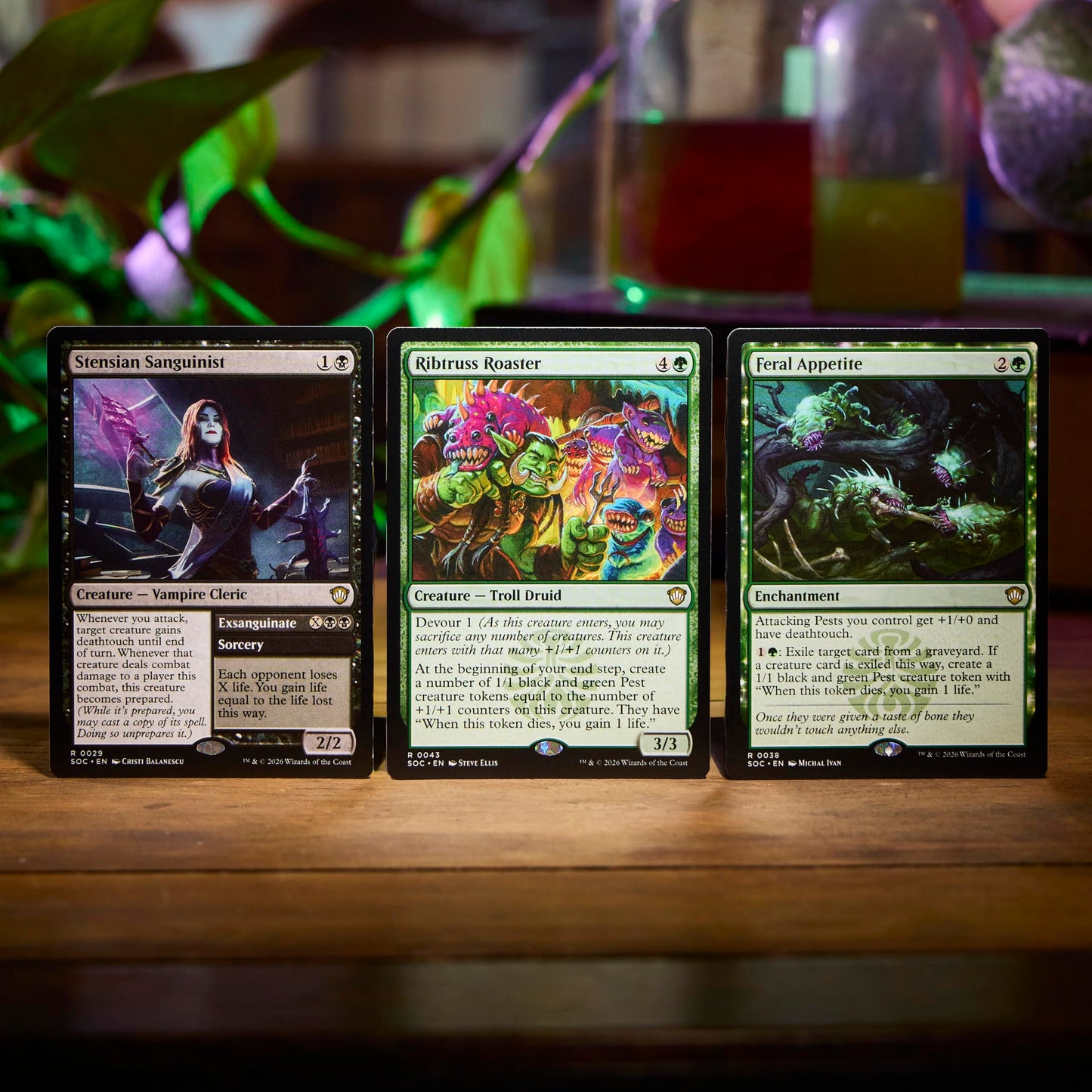 Magic: The Gathering Secrets of Strixhaven Commander Deck - Witherbloom Pestilence (100-Card Deck, Deck Box + Accessories)