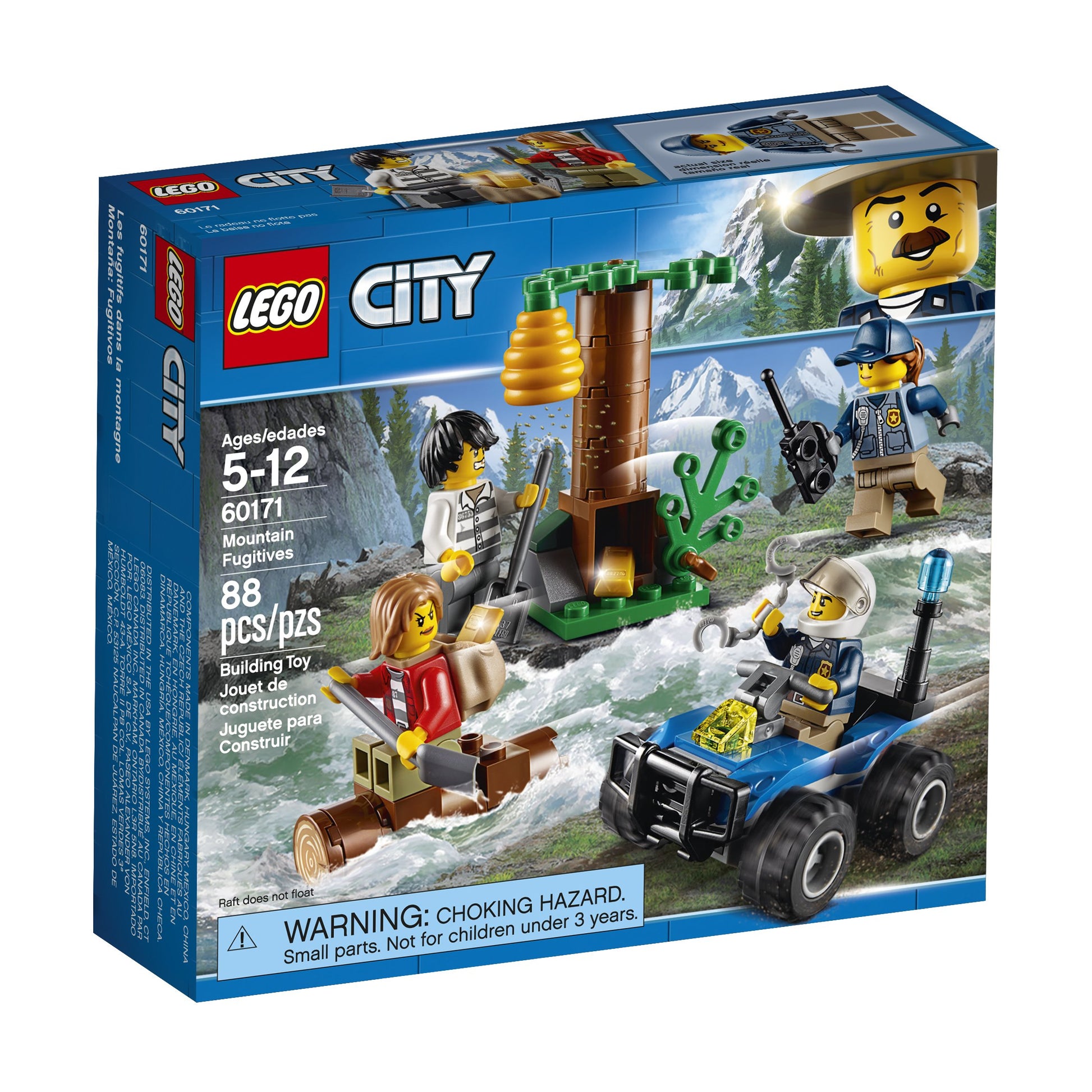 LEGO City Mountain Fugitives 60171 Building Kit (88 Piece)