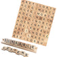 PERRIROCK 500 Pcs Wood Scrabble Tiles - Scrabble Letters - 5 Complete Sets - Wood Tiles - Great for Crafts, Letter Tiles, Spelling by Clever Delights