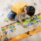 Melissa & Doug Land of Dinosaurs Jumbo Floor Puzzle 48-Piece Toy