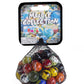Ader Products Glass Marbles Bulk, Set of 50, (48 Players and 2 Shooters) Assorted Colors, Styles, and Finishes. Marble Games