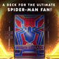 theory11 Spider-Man Playing Cards - Blue Red Gold Web-Suit Poker Deck with Custom Movie Artwork, Magic, Cardistry, Game Night Gift for Marvel Fans