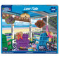 White Mountain 1000 Piece Jigsaw Puzzle Scenic Summer Beach, Low Tide