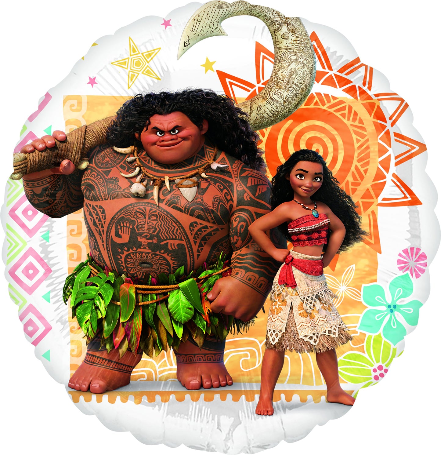 Moana 3rd Birthday Party Supplies 7pc Balloon Bouquet Decorations