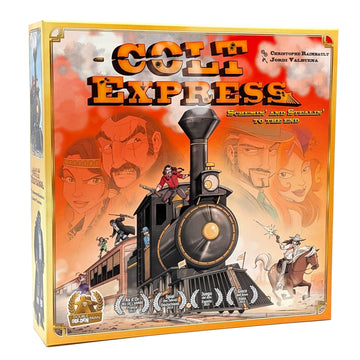 Colt Express Board Game - Strategic Wild West Train Heist Game for Adults & Teens, 2-6 Players, Age 10+, Award-Winning Party Boardgame