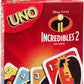 Mattel Games UNO Disney and Pixar’s Incredibles 2 Card Game with 112 Cards and Instructions, Great Gift for Kids 7 Years and Older