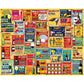 White Mountain 1000 Piece Jigsaw Puzzle Funny Sayings Collage, I Love Wine