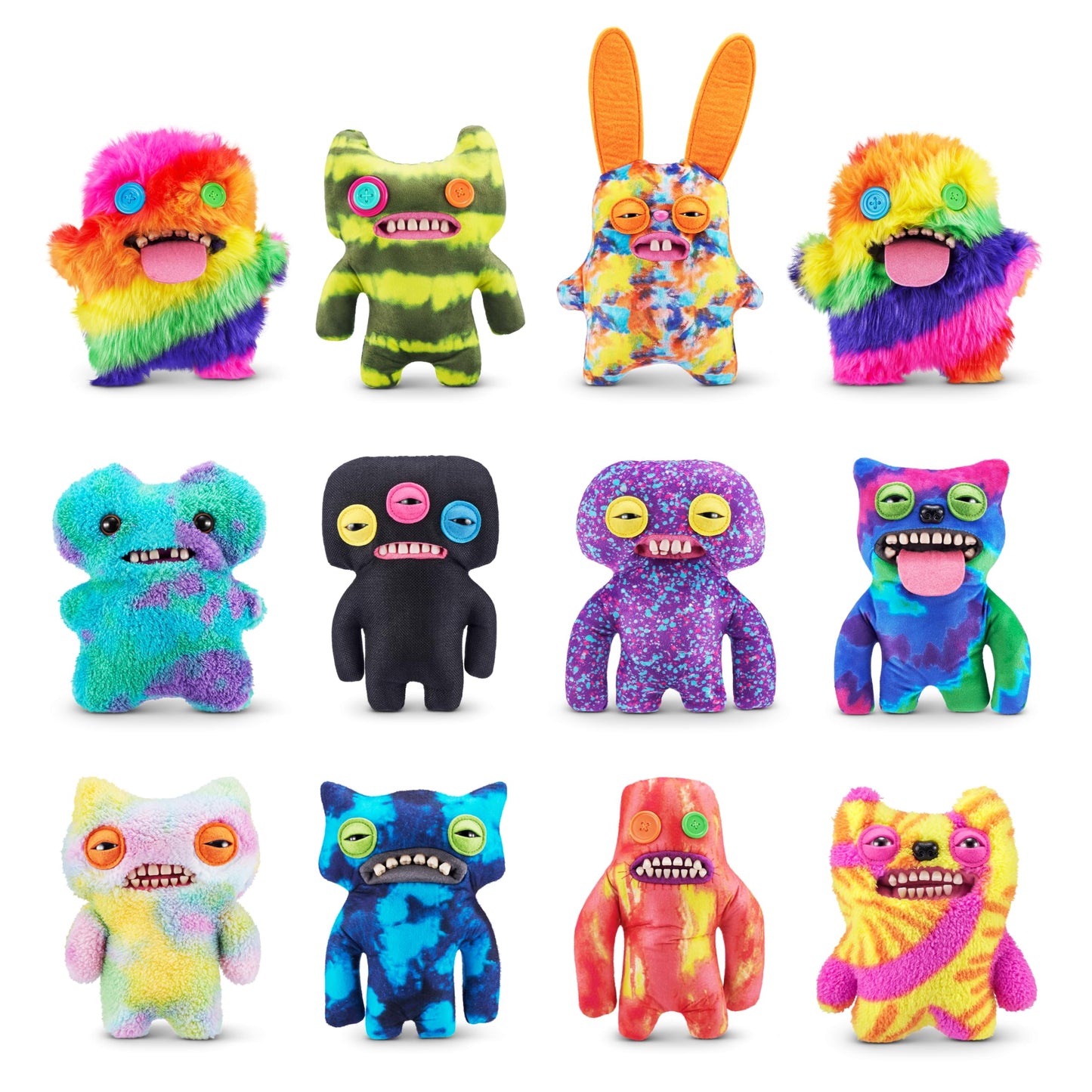 Fuggler Laboratory Misfits by ZURU Funny Ugly Monster, Plush, Collectible, Silly, Toy (Old Tooth)