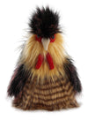 Aurora® Exquisite Luxe Boutique™ Jacques Rooster-Cockerel™ Stuffed Animal - Luxurious Elegance - Sensory Delight - Multicolor 10.5 Inches