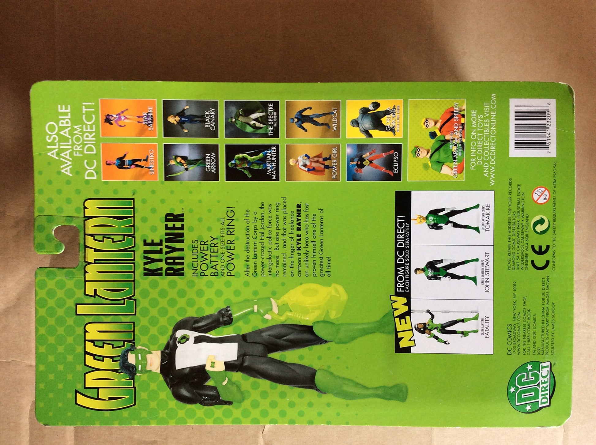 Green Lantern Kyle Rayner Action Figure by DC Direct (2003) by DC Comics