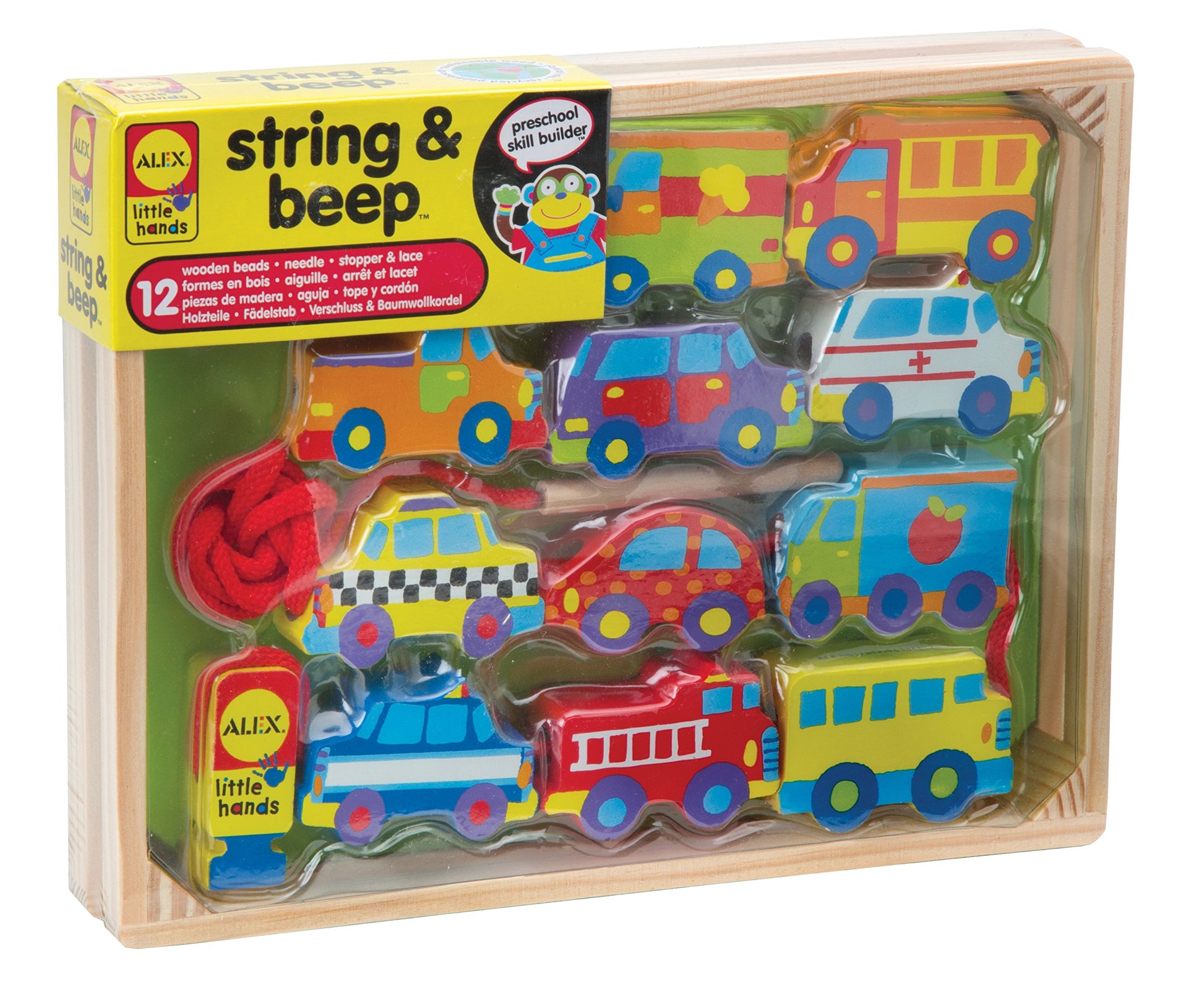 Alex Little Hands String and Beep Kids Toddler Art and Craft Activity