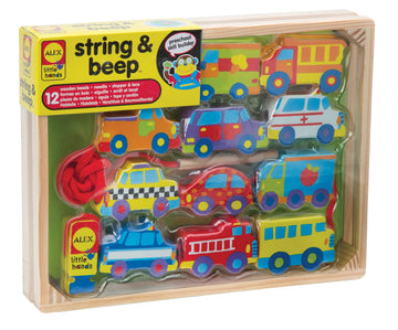 Alex Little Hands String and Beep Kids Toddler Art and Craft Activity