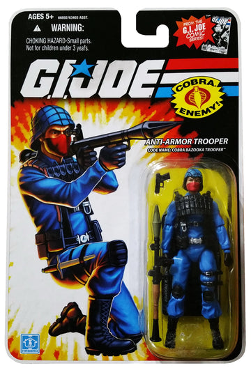 G.I. Joe 25th Anniversary Comic Series Cardback: Cobra Bazooka Trooper (Anti-Armor Trooper) 3.75 Inch Action Figure