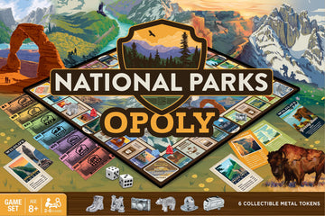 Masterpieces National Parks Opoly by Anderson Design - Premium Quality, Educational, and Fun Activity for Kids and Families - Great Gift Idea