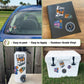 Desert Cactus Nerf Sticker - 8 Sticker Vinyl Decal Laptop Water Bottle Car Scrapbook Decorations Birthday Favor Party Supplies (2-6)