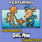 Dog Man 300-Piece Jigsaw Puzzle, Book Cover Art for Kids, Ages 8+