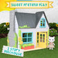 Honey Bee Acres 11" Tall Sunflower Cottage Doll Playset, 17 Pieces,White
