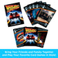 AQUARIUS Back to the Future Playing Cards Standard Size - Themed Novelty Deck with 52 Unique Movie Designs - Collectible Merchandise Gift for Teens