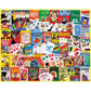 White Mountain 1000 Piece Jigsaw Puzzle Nostalgic Classics, Card Games