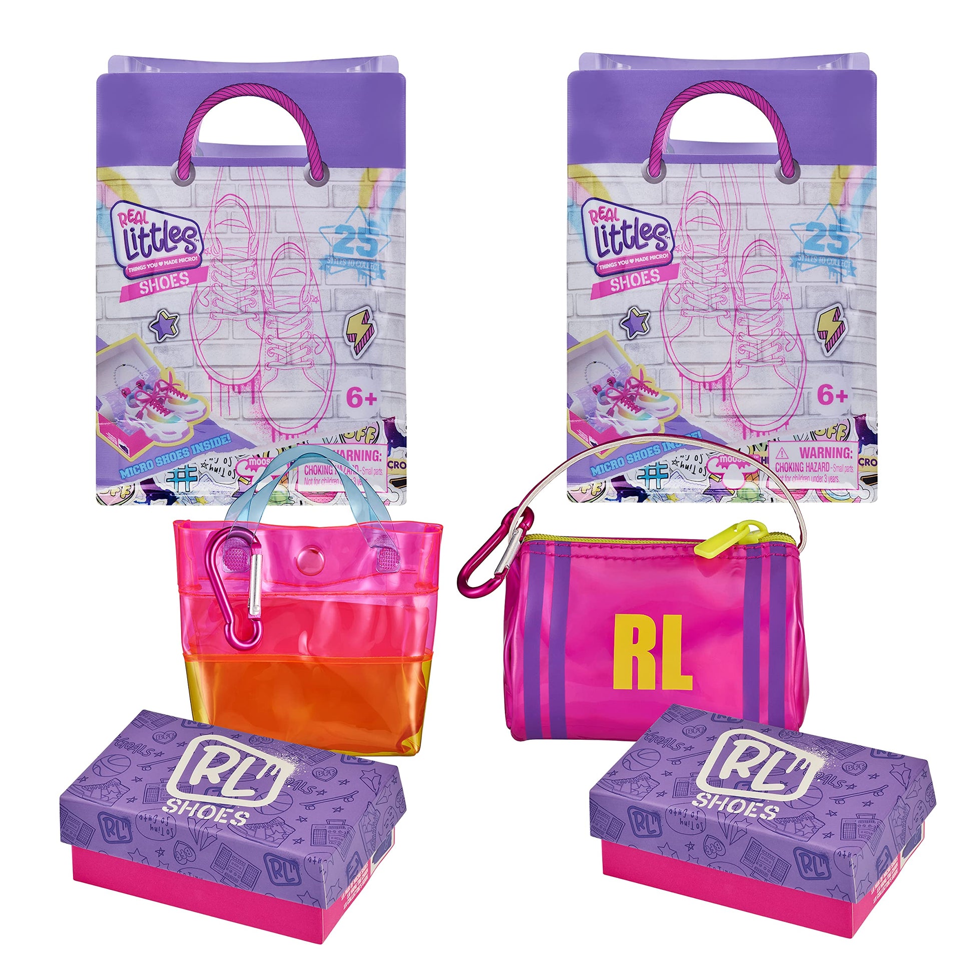 REAL LITTLES - Collectible Micro Sneaker & Handbag with Surprises! | Amazon Exclusive