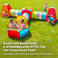 Playz 7pc Kids pop up Play Tent, Crawl Tunnel & Ball Pit for Toddlers