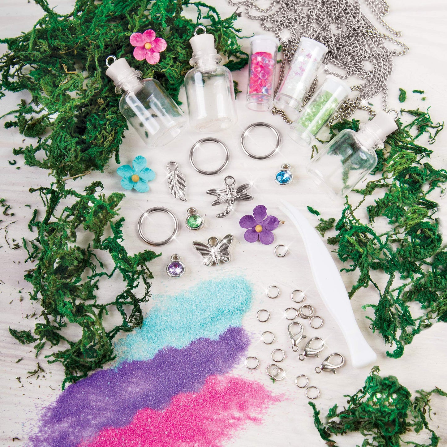 Make It Real - DIY Terrarium Jewelry. Terrarium Bottle Pendant Making Kit for Girls. Arts and Crafts Kit to Design and Create Beautiful Terrarium