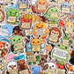 100PCS Emotional Support Animal Stickers by Puraesla- Affirmation Sticker Pack for Adults or Kids Cute Inspirational Buddies for Water Bottles