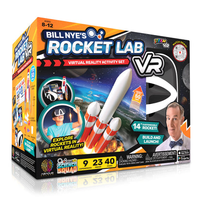 Abacus Brands Bill Nye's Science Squad - VR Rocket Lab Science Kit, Ages 8+