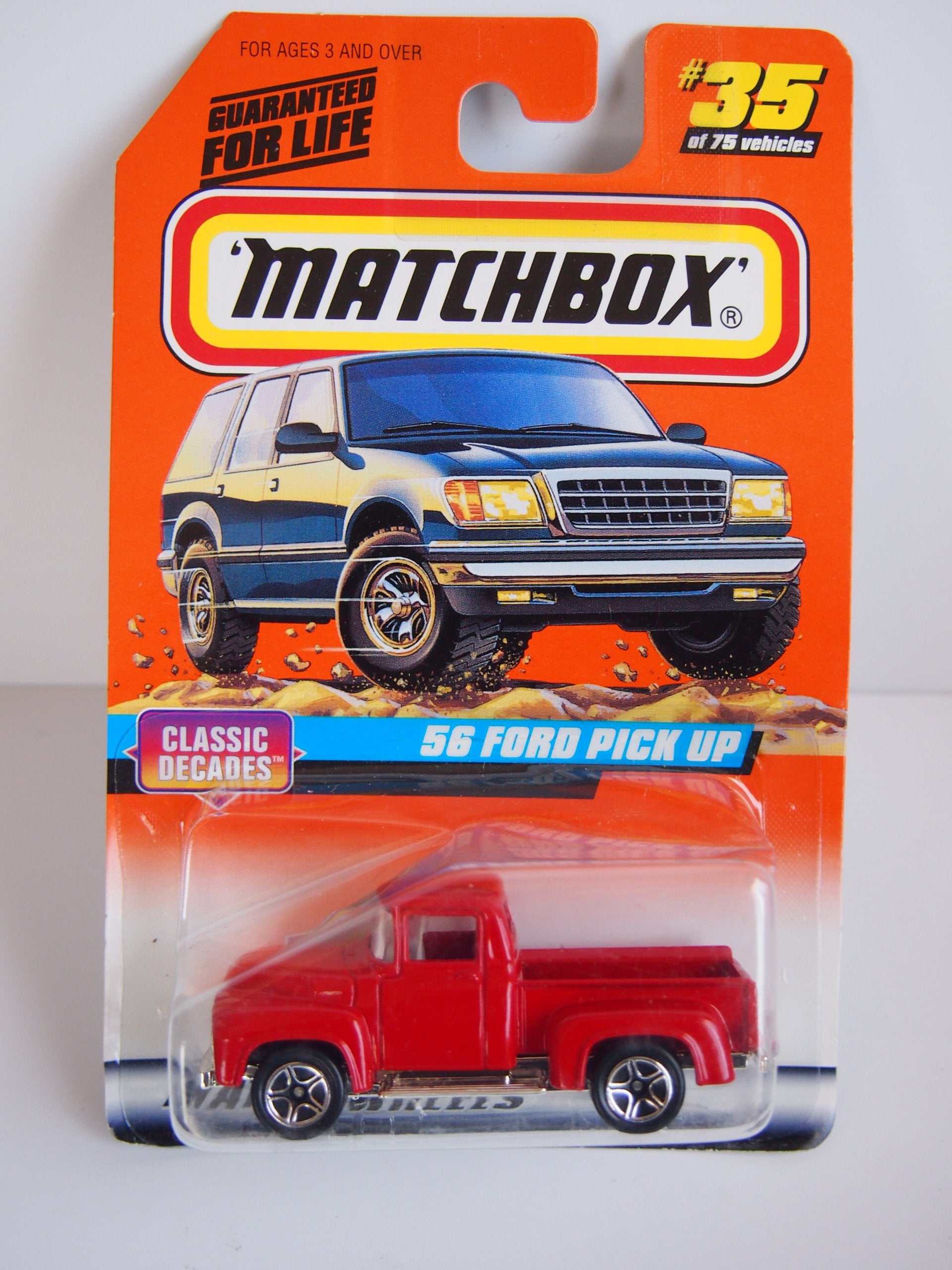 Matchbox Classic Decades 56 Ford Pick Up #35 1997 1:64 Scale