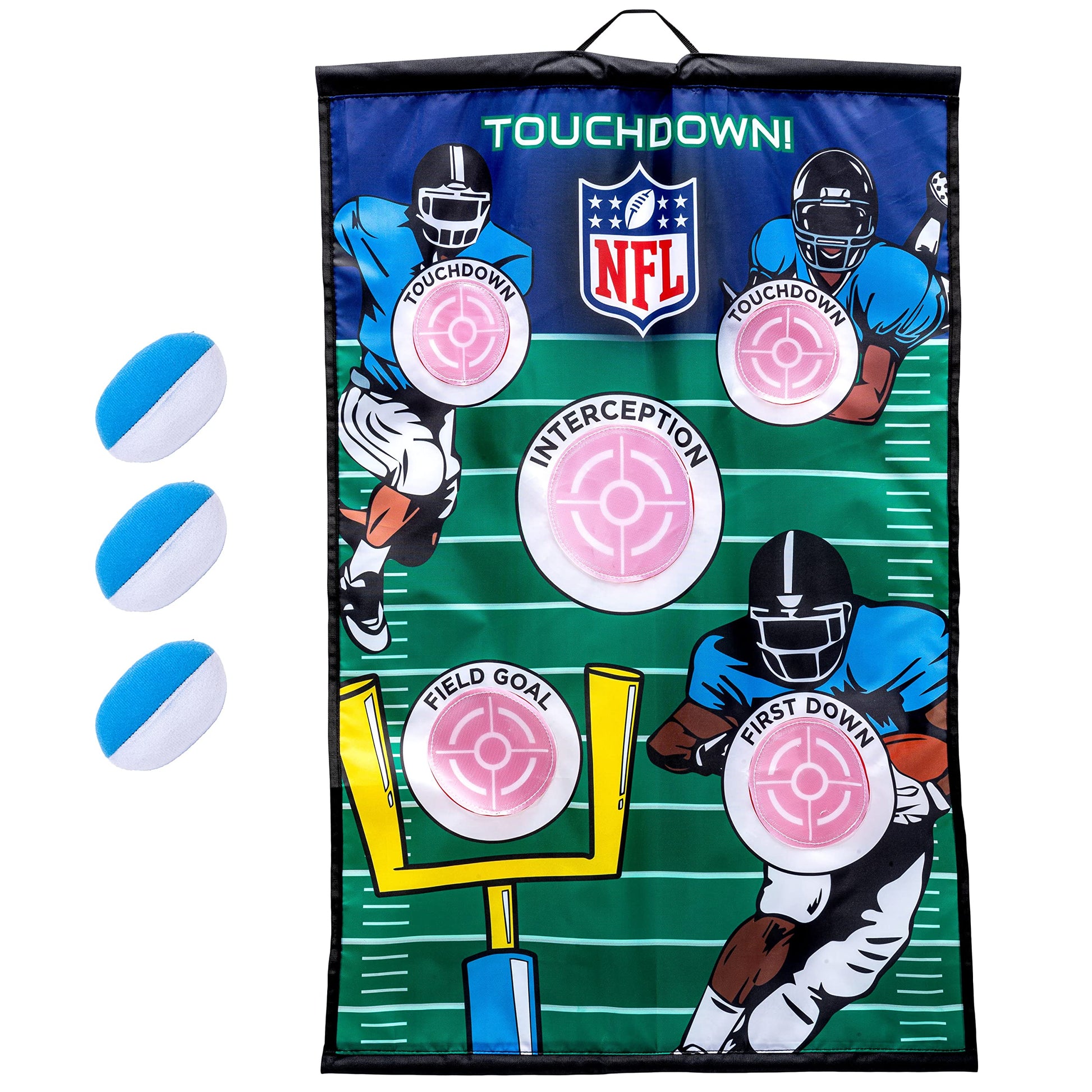 Franklin Sports NFL Football Target Toss Game with 3 Mini Balls