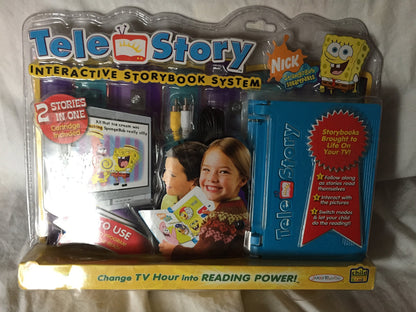 Jakks Pacific Toymax Telestory Console W/ Spongebob Cartridge