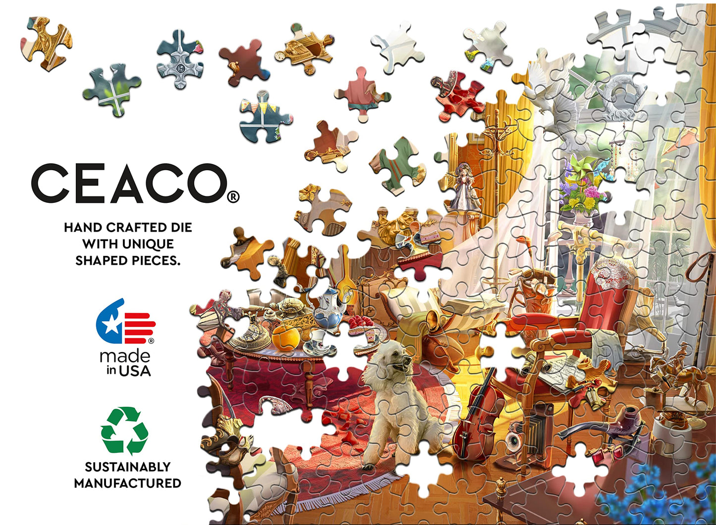 Ceaco - June's Journey - Estate Parlor - 1000 Piece Jigsaw Puzzle