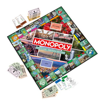 Monopoly Board Game - Portland, OR Edition: 2-6 Players Family Board Games for Kids and Adults, Board Games for Kids 8 and Up, Great for Game Night